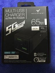 MaxPower牛魔王 65W PD USB Charger 充電器 充電座 SG465X Max Power 2 the Max 體積細小，尺寸100mm x W38mm x H38mm