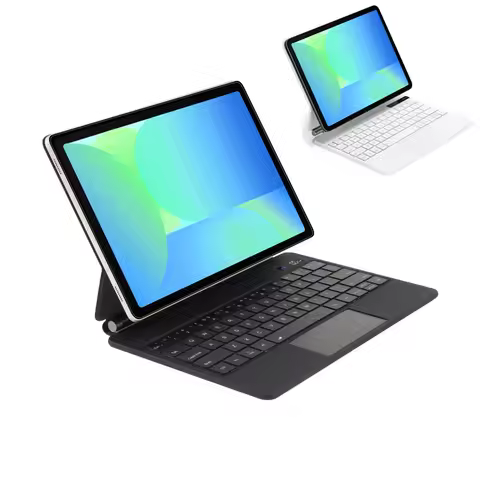 Magic Keyboard Battery Display for Samsung Galaxy Tab S6 Lite 10.4 inch 2024/2022/2020 7-color Backl