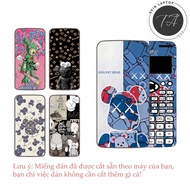 Casio fx570/ fx580/ fx880/... computer Decal sticker Kaw bear has a additional customer's name print