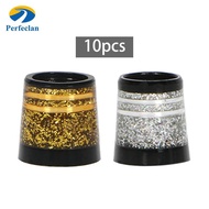 Perfeclan 10 Pieces Golf Club Iron Ferrules Iron Wedge Golf Club Repair Parts Club Shafts