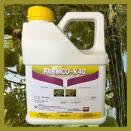 4L Farmco-K40 / MCPA-Potassium 40% / Racun Keladi Agas / Sesuai guna pada padi / NU 40K /Fezone 40K/