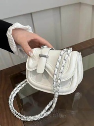 Tas selempang mini jasmine korea slingbag mini lucu korea tas mini slempang tali rantai mutiara