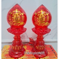 Lampu sembahyang led Fu gui Ruyi lampu led sembahyang merah lampu Sembahyang Ru yi