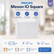 [ PHILIPS ] (DL260) Meson IO Square LED Downlight | 9W 13W 17W | EyeComfort