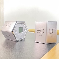 [SG] Hexagon Digital Clock Kitchen Timer Study Visual Timer Clock Digital Countdown Timer Magnetic T