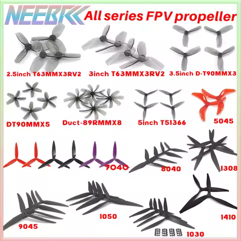 NEEBRC 1410 1308 9045 8040 7040 5043 7/8/9/10/13/14/2.5/3inch Prop FPV Racing Drone Propeller for 31