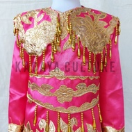 Baju Adat Minang Bordir Anak Perempuan TK - Baju Tari Bordir adat Minang TK - Baju Karnaval Adat Min