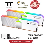THERMALTAKE TOUGHRAM XG RGB DDR5 6000MHZ 32GB [16GB X2] RAM -WHITE- RG34D516GX2-6000C36B