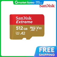 SanDisk | การดหนวยความจำ MicroSD Extreme 512GB Class10 MLC