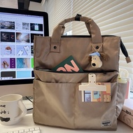 Joy กระเป๋าใส่คอมพิวเตอร์กระเป๋ากระเป๋าทรงสี่เหลี่ยมมีหูหิ้วสะพายไหล่คุณภาพสูงจุของได้เยอะกระเป๋าสะพ