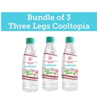 Bundle of 3 Three Legs Cooling Water Cooltopia 320ml - Divine Peach