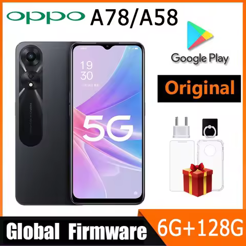 OPPO A58/A78 5G SmartPhone Global firmware MTK Dimensity 700 RAM 6GB ROM 128GB 6.56" camera 50MP 500