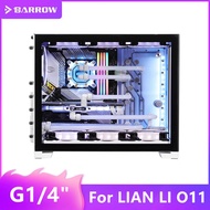 Barrow Water Cooler สำหรับ LIAN LI O11 MINI Case Distro แผ่น Waterway Board DIY คอมพิวเตอร์ที่กำหนดเ