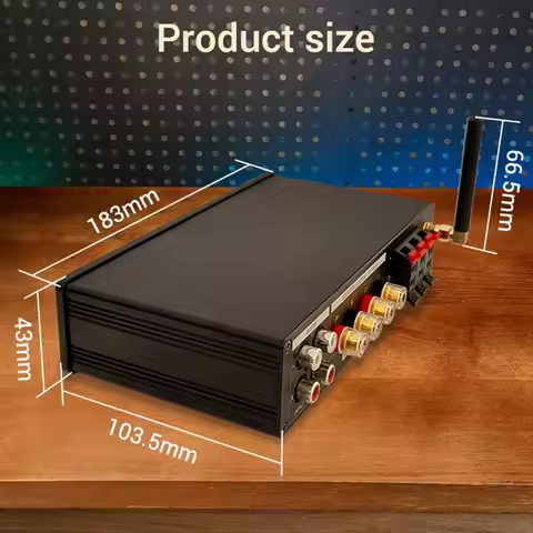 DT77 AS200 200W TPA3116D2 Home Theater KTV Bluetooth Power Amplifier Karaoke Singing 2.0/5.0/5.1 Cha