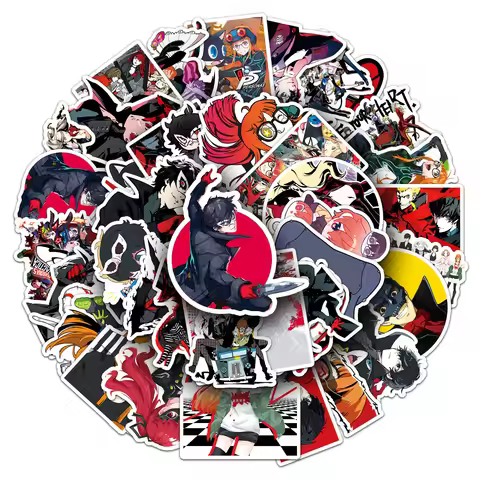 50PCS Persona Game Persona Animated Waterproof Decoration DIY Trunk Thermal Cup Stickers