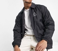 HUF essentials coach jacket in black