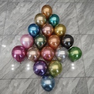 Metal Balloon Balloon 33cm 1.8g Chrome Holiday Wedding Party Supplies 11/11