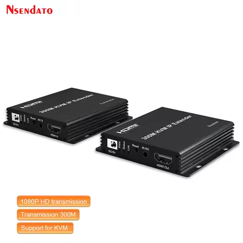 300m HDMI KVM Extender over IP RJ45 Ethernet Lan Network cable Muitlpoint cascade Extender HDMI Vide