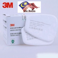 3M Refill cotton filter niosh 5N11 N95 Kapas Particulate Respirator Gas Mask 6100 6200 6800