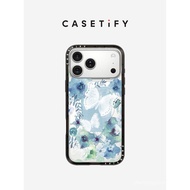 CASETiFY Blue Butterfly Garden Suitable for Apple iPhone17ProMax/17Pro/Air/16ProMax/16Pro/15ProMax/1