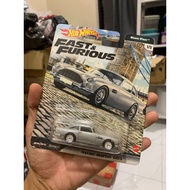HOTWHEELS EURO FAST ASTON MARTIN DB5 SILVER (REFER GAMBAR)