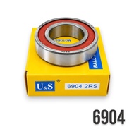 6904 U&S Bearing 6904 Double Rubber Sealed Ball Bearings
