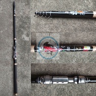 joran tegek x-cross super leader 360 450 540 kolong siap pakai