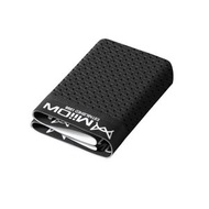 MiiOW/貓人 夏天薄款透氣平角褲石墨烯抗菌男士內褲冰絲網眼四角褲頭，尺碼：L 建議85-105斤（炭黑）