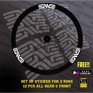 Enve Rim Decals Sticker for ROAD BIKE