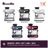BREVILLE - The Barista Express Impress Manual Espresso Coffee Machine (5 Colours) | BES876 / BES876B