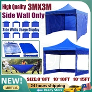 Malaysia Spot Kanopi Pasar Malam 8x8 Ft Canopy Side Wall Only Transparent Canopy Fabric 10x10 Ft Can