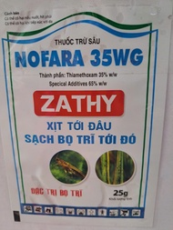 nofara 35wg 25gam zathy 25gam: rầy nâu bọ trĩ bọ xít bọ nhảy bọ cánh tơ
