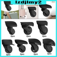 [Lzdjlmy2] 2Pcs Luggage Wheels Replacement Luggage Travel Casters Suitcase Wheels