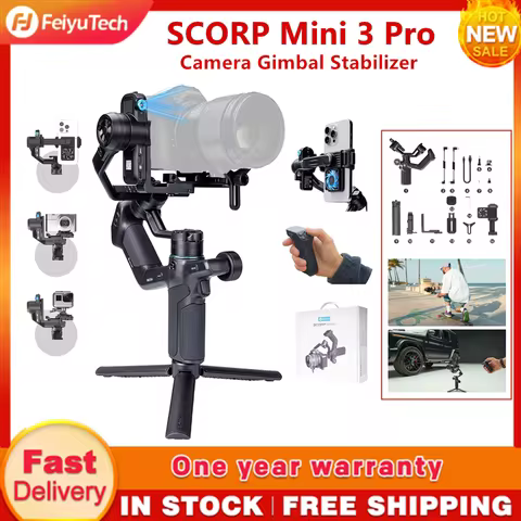 In Stock- FeiyuTech Gimbal Stabilizer SCORP Mini 3 PRO for Smartphone,for Camera Stabilizer