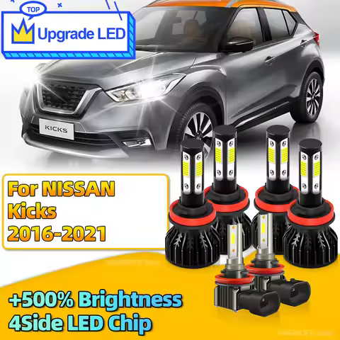 2/4/6Pcs 180W High Power H9 H8 Led Headlight Canbus Car Bulb 6000K H11 Fog Light Lamp For NISSAN Kic