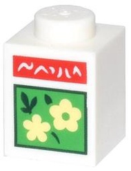 【磚樂】 LEGO 樂高 6469568 Brick 1x1白色 磚 印刷 花種子 (動物森友會)