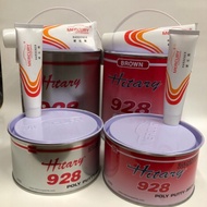 Nissan / Hitary 928 Poly Putty (Brown /Grey) (Simen Kereta)