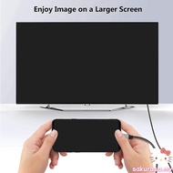 SAK Driver less Type C To HDTV Adapter 4K30hz Clear  Definition Output For Home Theater Office Confe