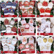 25pcs Christmas Hang Tags Christmas Hangtag Greeting Cards Mini Xmas Label Parcel Christmas Gift Tags