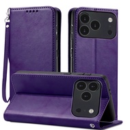 PU Strong Magnetic Attraction Leather flip Phone Case for Samsung Galaxy S25 S24 Plus Ultra Edge FE 