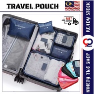 Travel Extra Large Type 6 in 1 Set Organizer Bag Pouch Luggage Easy Packing Cube Korean Clothes Stor