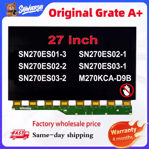 Original New A+ 27'' Only Lcd Glass Screen SN270ES01-3 SN270ES02-1 SN270ES02-2 SN270ES03-1 SN270ES03
