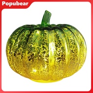 Woeuri Glowing Glass Pumpkins Bathroom Led Pumpkin Lights Starry Night Glass Pumpkins Timer Lights H