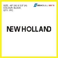 New Holland LB75.B Backhoe Loader Decal Kit Sticker / Pelekat / Crane Body Sticker