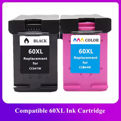 Compatible for HP 60 XL Ink Cartridge for HP60 60xl Deskjet F2480 F2420 F4480 F4580 F4280 D2660 D253