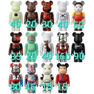 Medicom toy bearbrick series 44 魷魚遊戲 咸蛋超人 100% be@rbrick bear figure
