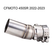 CF 450SR Motorcycle Exhaust System Modified Stainless Steel Exhaust Pipe Middle Section For CFMOTO 4