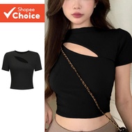 B96-AUG24-B-2-Cut-out T-shirt-TSB96MD079  B96-AUG24-B-2-T-shirt berongga-TSB96MD079B96-AUG24-B-2-T-s