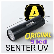 TAFFLED UV 395 ORIGINAL 9 LED ULTRAVIOLET UV LAMP FLASHLIGHT