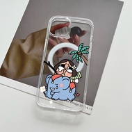 Protective Sleeve Crybaby Cute Magnetic phone Casing For iphone 17 16 15 14promax 12 13